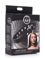 Dark Heart Chrome Heart Black Choker - Black