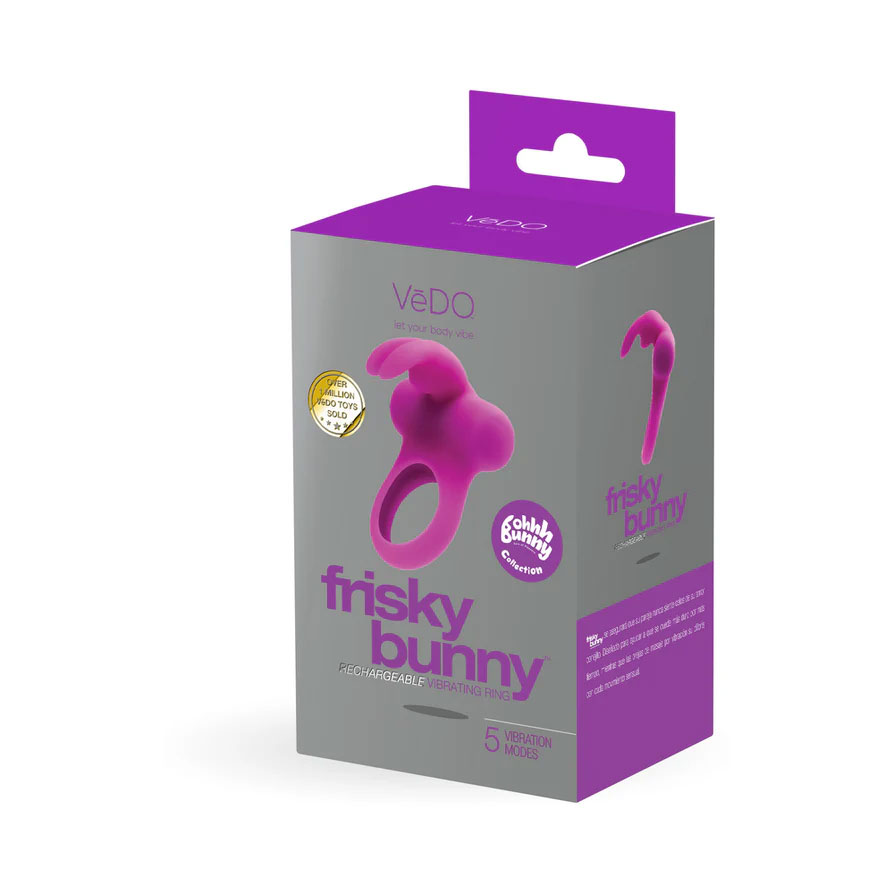 Irw8UeYs Frisky Bunny Vibrating Ring Perfectly Purple - Image 1