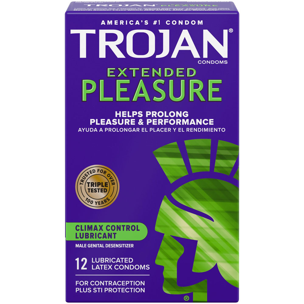 IzQyOQxB Trojan Pleasures Extended Pleasure - 12 Pack - Image 1