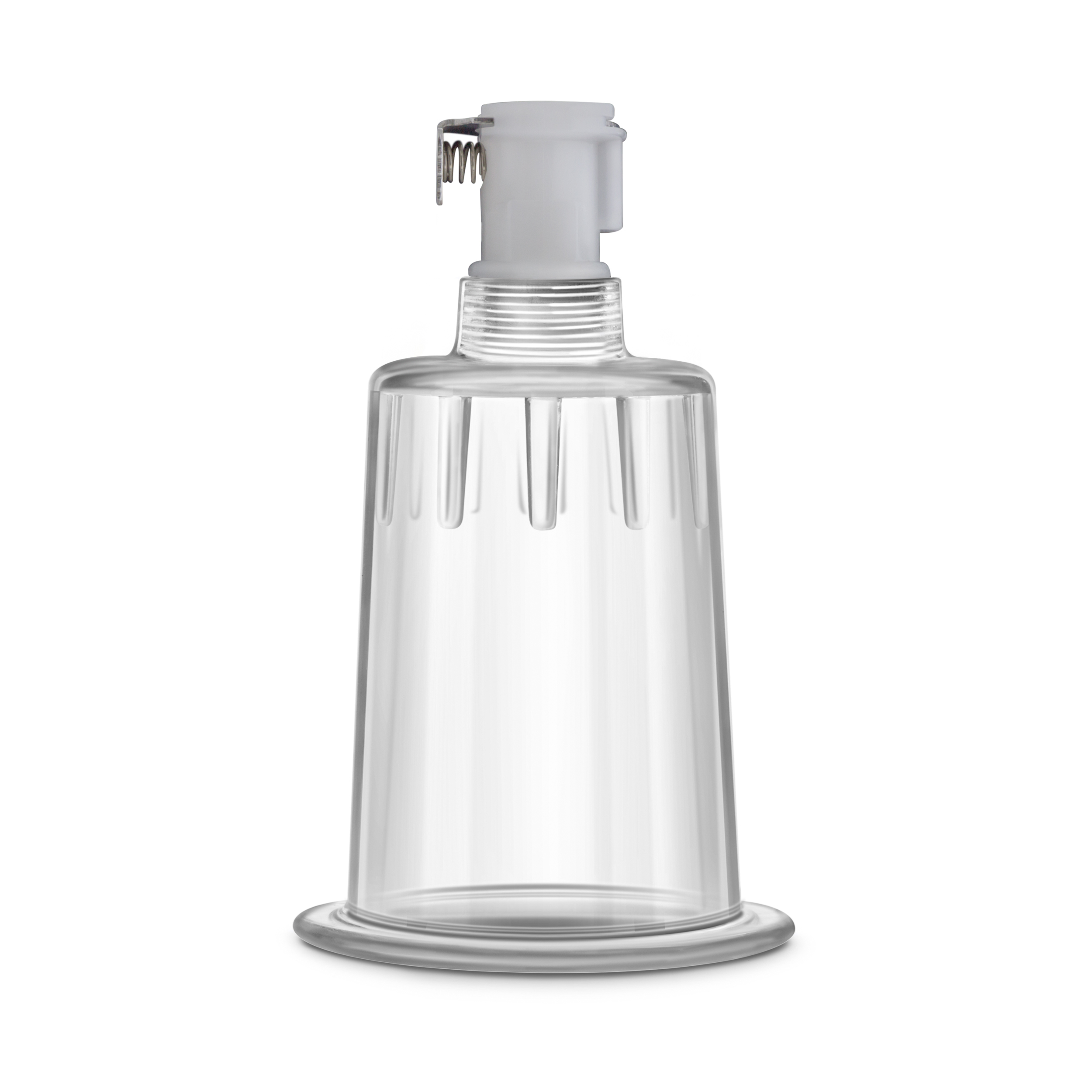 www.blushnovelties.com Temptasia – Clit Cylinder - 1.2 Inch Diameter - Clear - Image 1