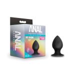 Anal Adventures - Platinum - Silicone Anal Stout Plug - Medium - Black - Image 4