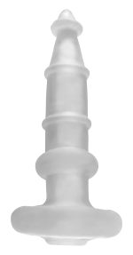 Xplay Anal Sleeve Plug 7.0 Inch - Clear - Image 4