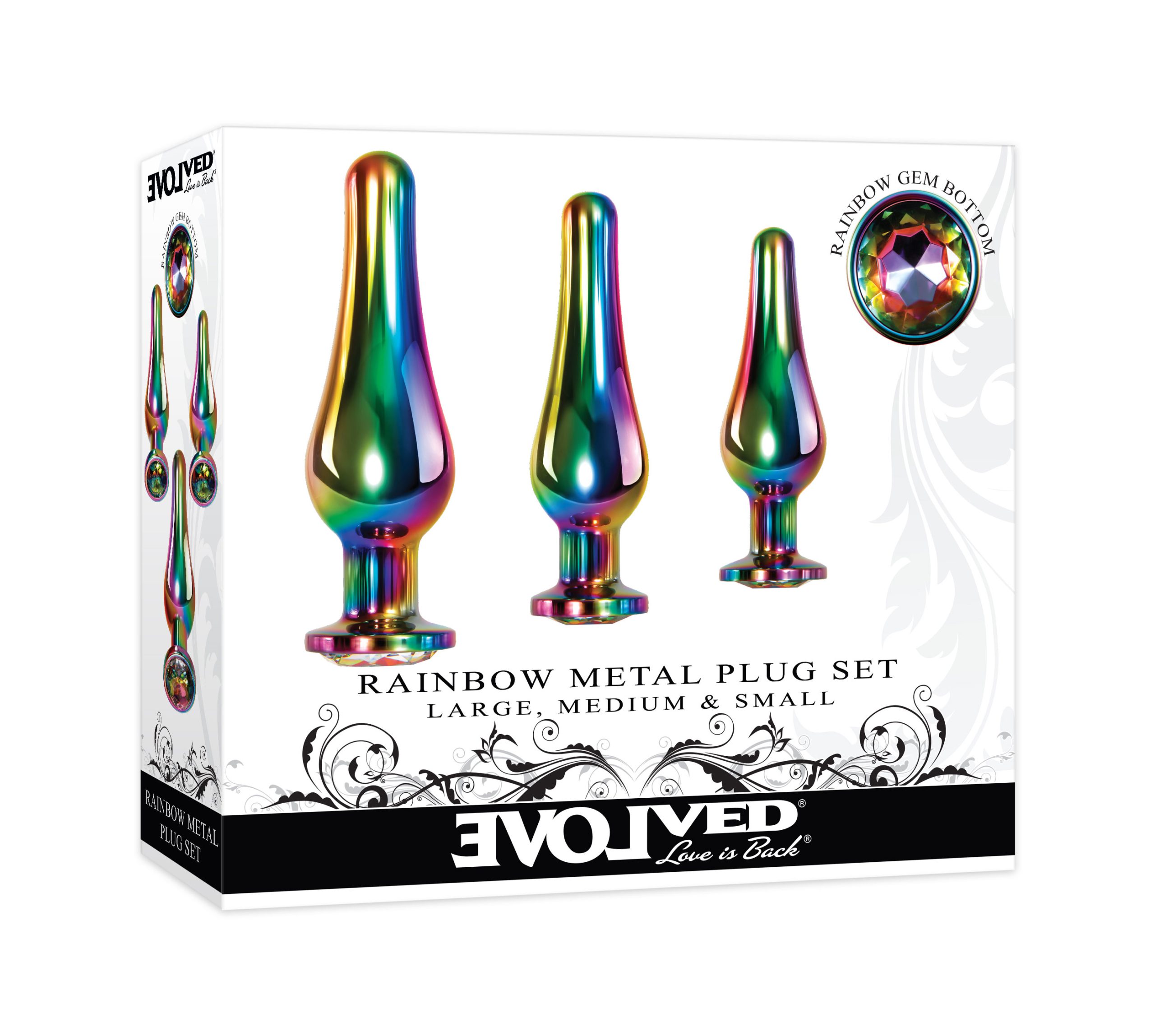 J7E8CwmX1DbvoX1w2lB2w2f82rBHOW4Z Rainbow Metal Plug Set - Image 1