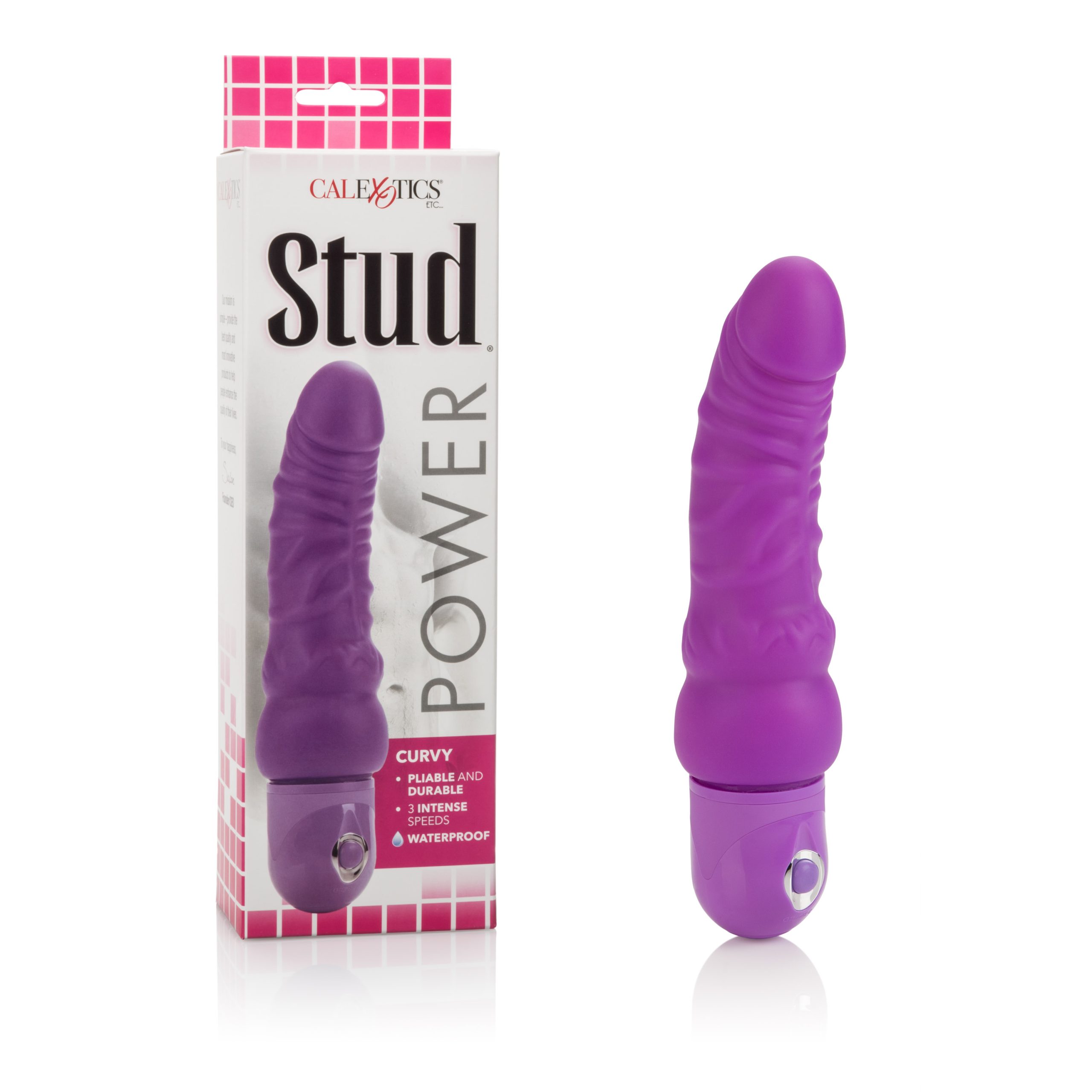 J9Gv6hDZZLiZff7CioapqjV817u2VpTK Waterproof Power Stud Curvy Dong - Purple - Image 1