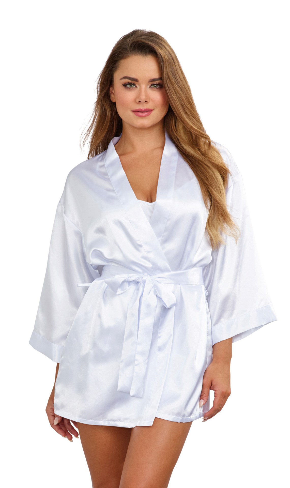 JFyJQFPfsYuno0qEesdloPGNGwWDej0f Robe, Chemise, Padded Hanger - Small - White - Image 1