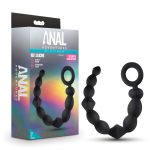Anal Adventures Platinum - Silicone Beginner Anal Beads - Black - Image 6