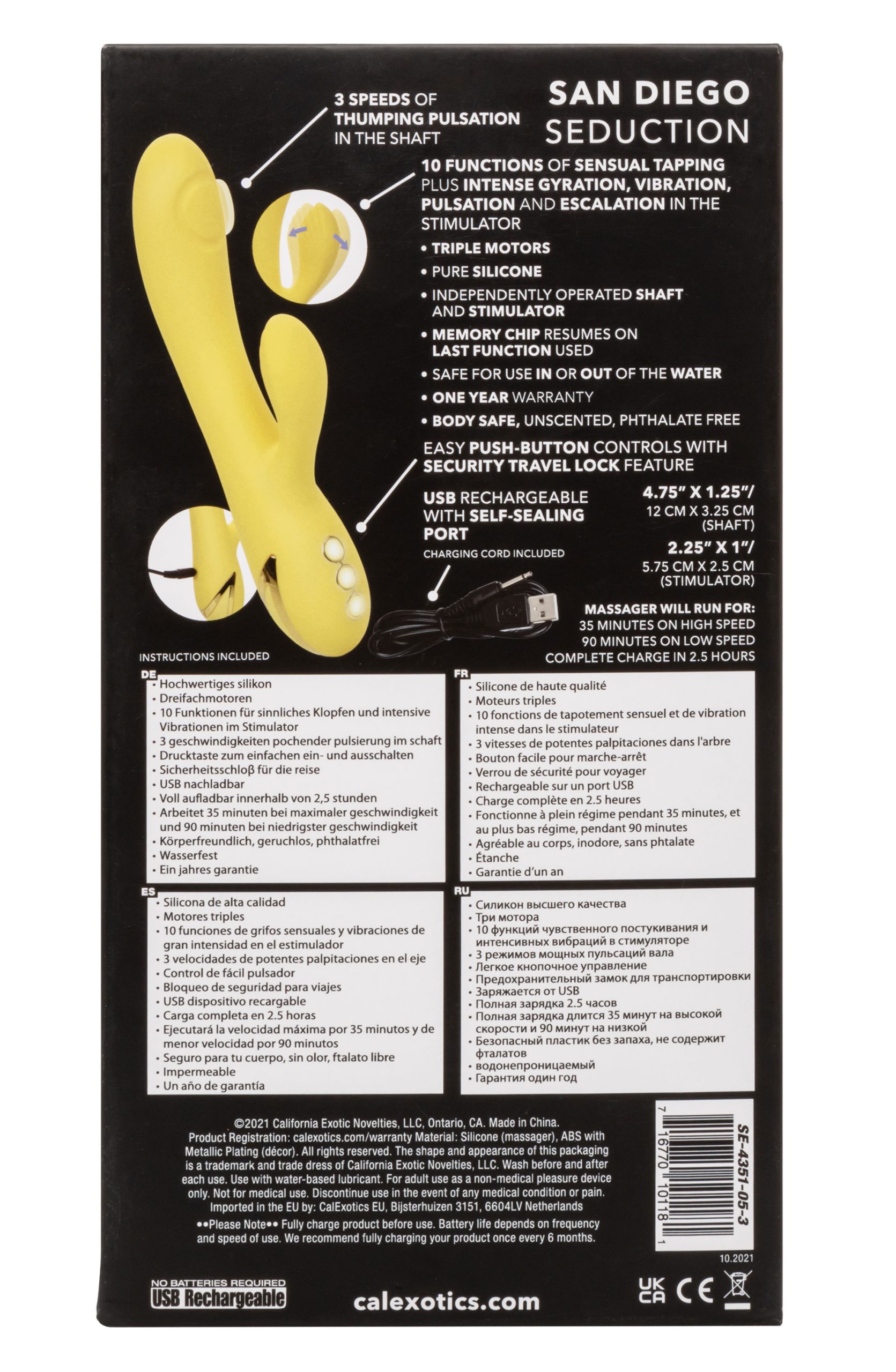 JKXz4L81Gbxc2hlzhYpBxPvZhWuRQ7DV California Dreaming San Diego Seduction - Yellow - Image 1