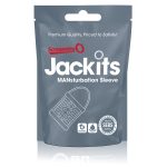 Jackits Mansturbation Sleeve - 12 Count Pop Box Display - Clear