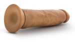 Dr. Skin Silicone - Dr. Henry - 9 Inch Dildo With Suction Cup - Mocha - Image 2