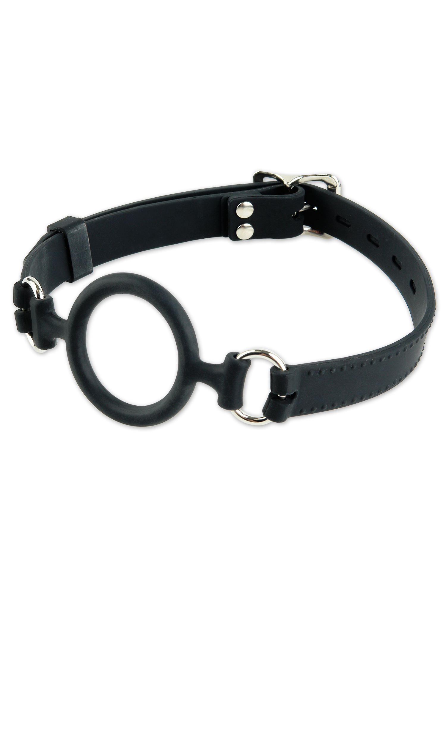 JUHpsCwQNDho8Pu0hV0ofPtj8kn9LXsX Fetish Fantasy Extreme Silicone O-Ring Gag - Black - Image 1