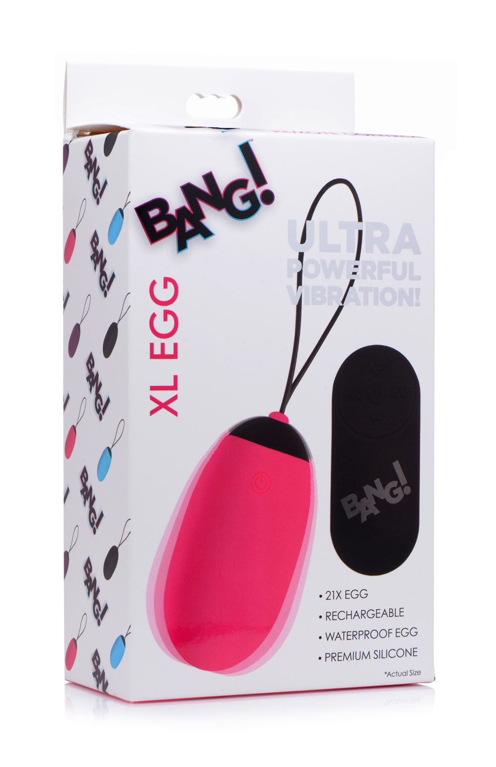 JVqo1qSjyrjvBUHPGgUYc95PqM81IOml Bang XL Silicone Vibrating Egg - Pink - Image 1