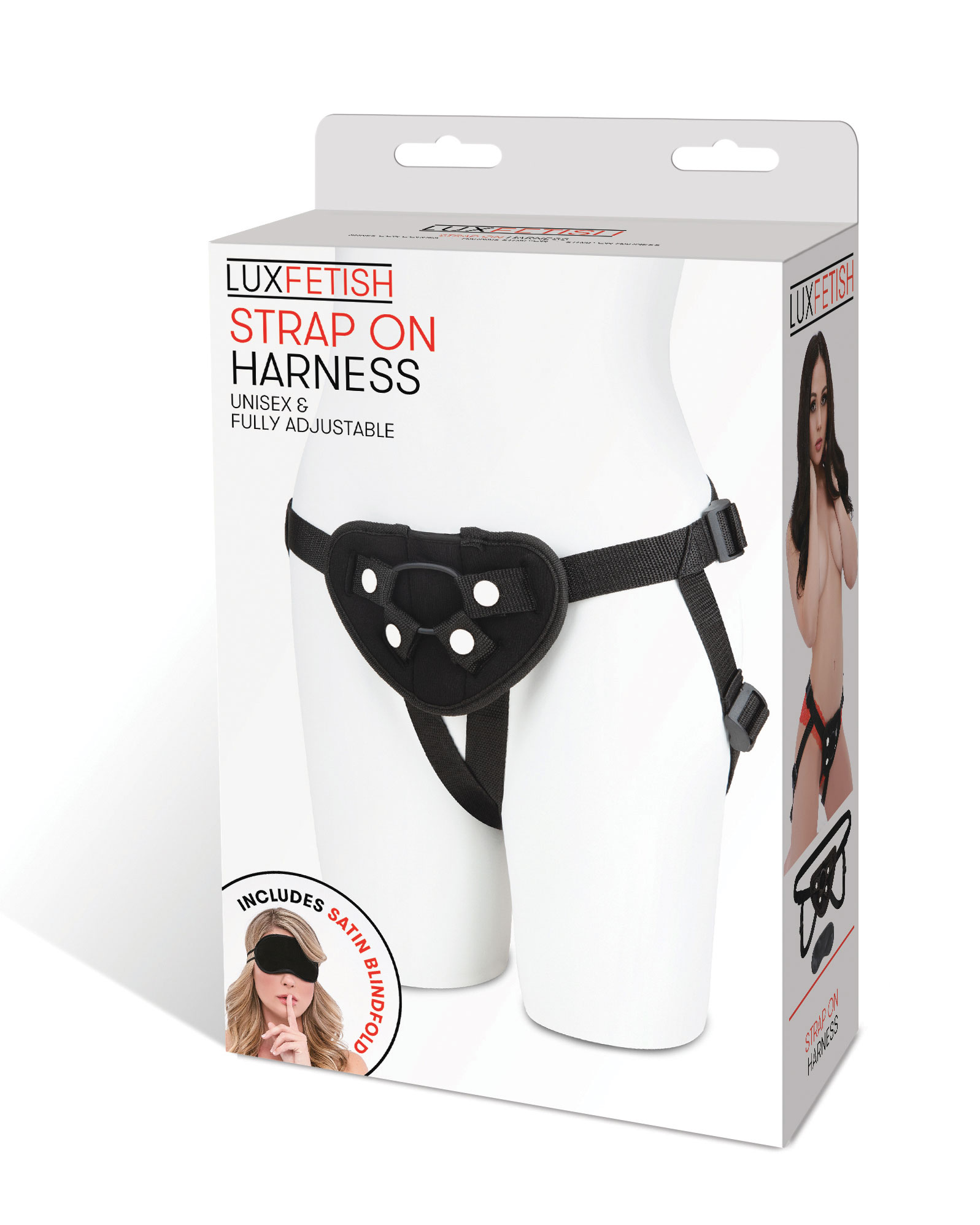 JcuMutCcsabYyFIxybnZTbRrTzojQhAk Neoprene Strap-on Harness - Black - Image 1
