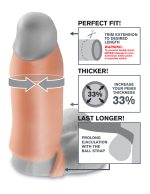 Fantasy X-Tensions Real Feel Enhancer XL - Flesh - Image 3