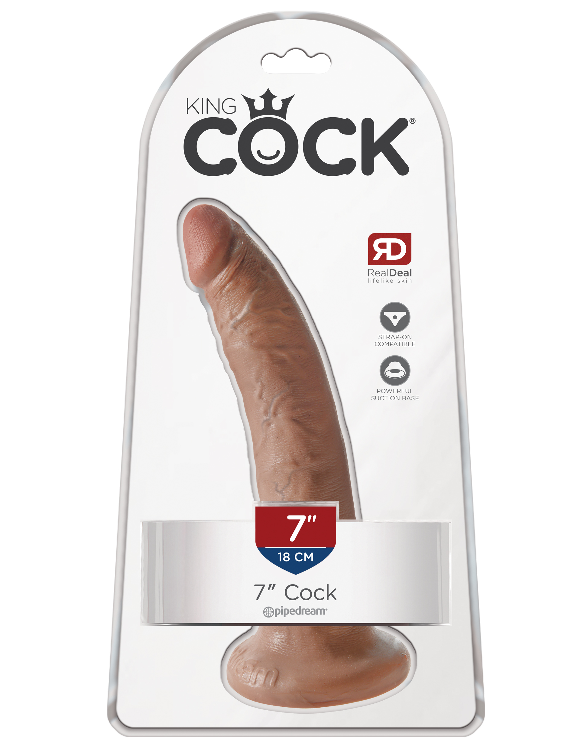 Jlxw3vVnoS8BcbOiwJ0KXdUCDxpEBXHY King Cock 7 Inch Cock - Tan - Image 1