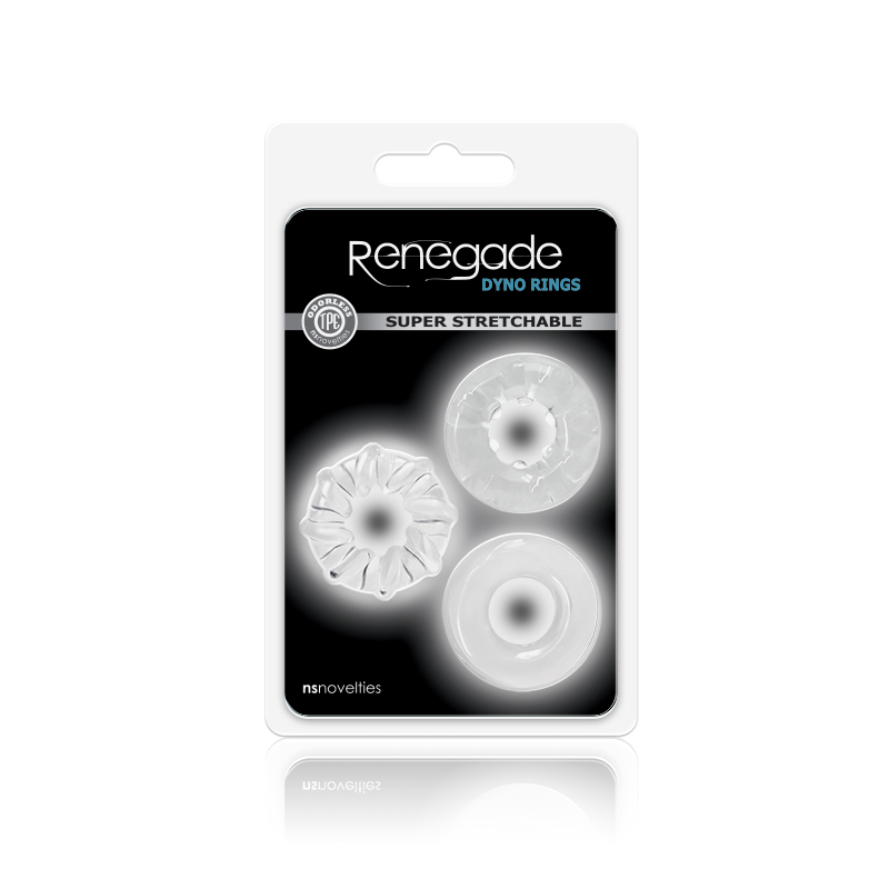 Jm4JGv279Mtt2Es9NECdaM1eaMnI9iPX Renegade - Dyno Rings - Clear - Image 1