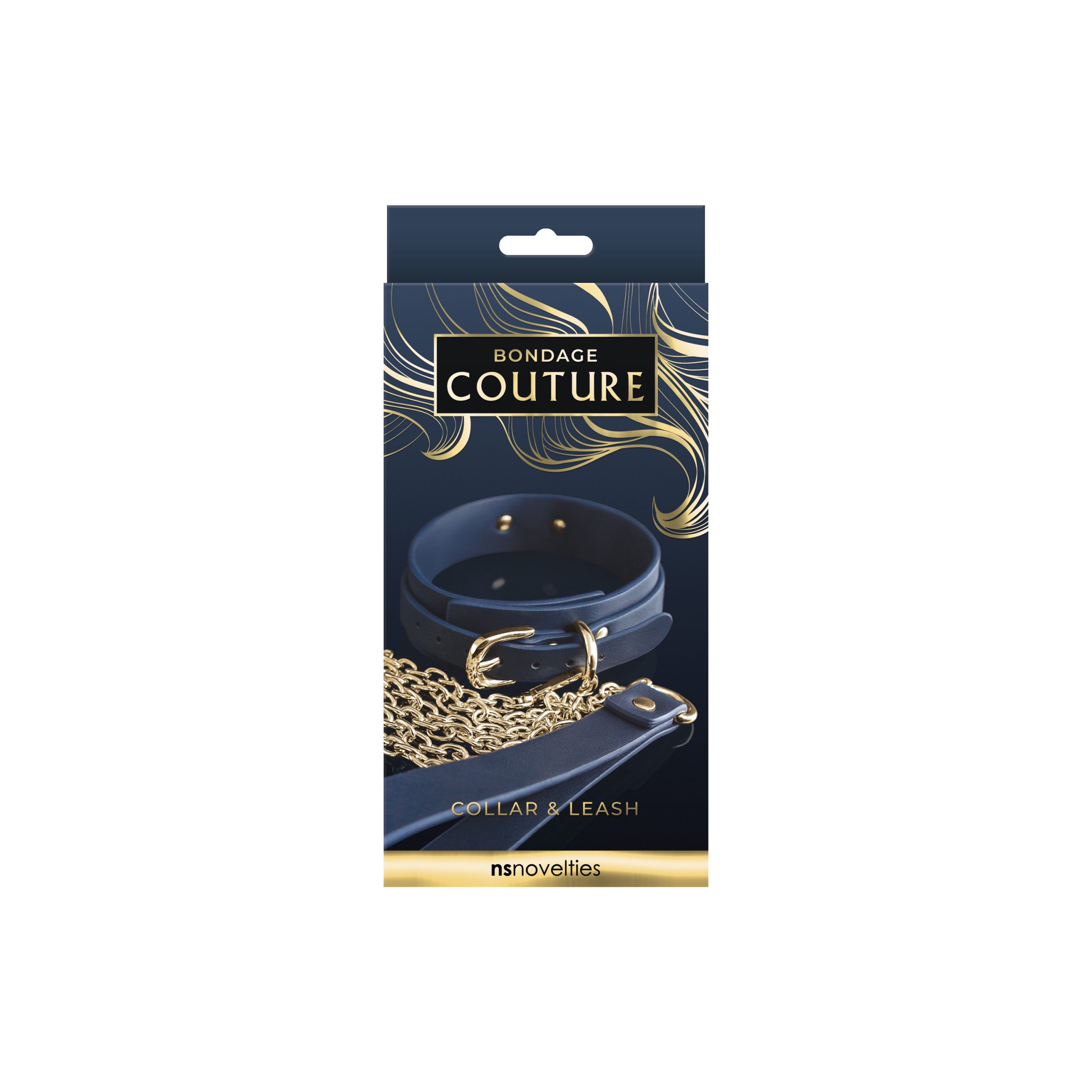 JnT6Gi3pUE8l8PorbGyrEqCgvqigCfPb Bondage Couture - Collar and Leash - Blue - Image 1
