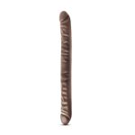 Dr. Skin - 18 Inch Double Dildo - Chocolate - Image 3