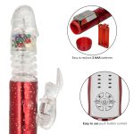 Naughty Bits Cumball Machine Thrusting Jack Rabbit Vibrator - Red - Image 9
