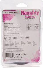 Naughty Nubbies - Rechargeable Silicone Massager - Pink - Image 3