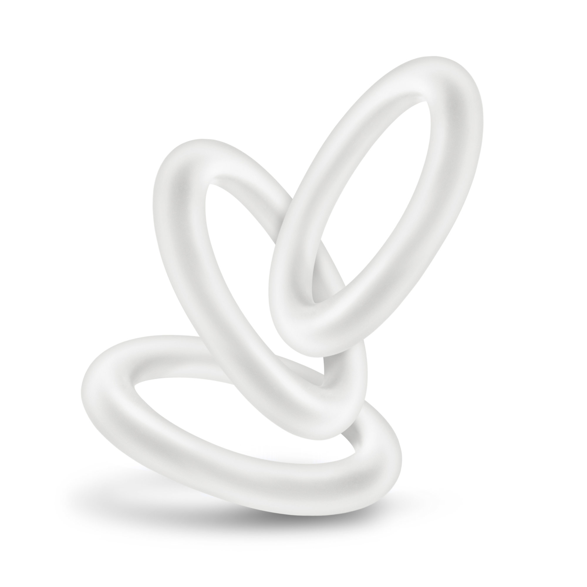 www.blushnovelties.com Performance - Vs2 Pure Premium Silicone Cockrings - Small - White - Image 1