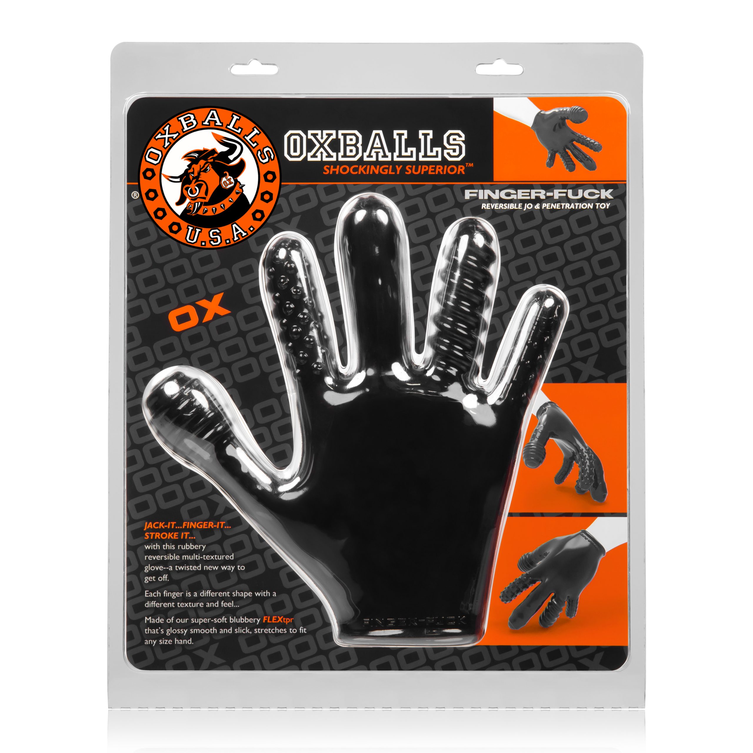 K1DT0nAGyGmMkyb8I3wpDKMluzNSL7o7 Finger- Fuck Reversible Jo & Penetration Toy - Black - Image 1