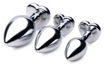 Red Heart Gem Anal Plug Set - Image 4