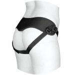 Vac-U-Lock - Supreme Harness With Vibrating Plug - Black - Image 4