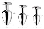Rainbow Prism Heart Anal Plug - Small - Image 3