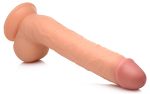 Long Logan 10 Inch Dildo With Balls - Light - Image 3