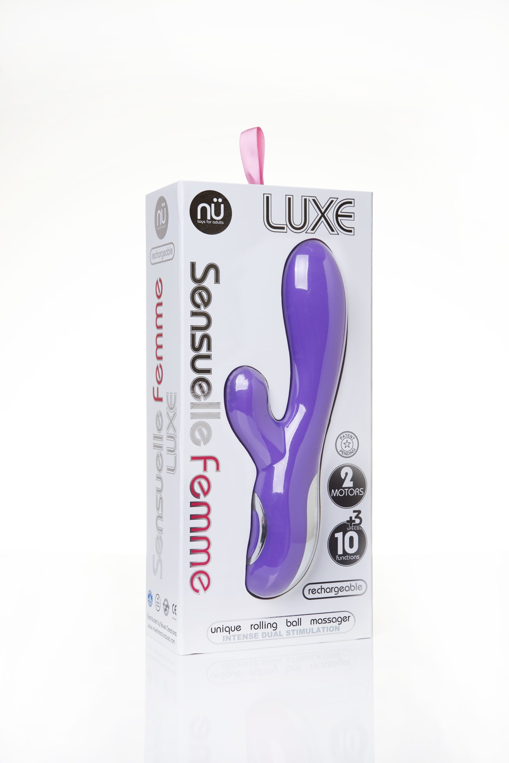 KQJKe6DXQCgjwTpRVECNS84b7tHw4vsh Sensuelle Femme Luxe 10 Function Rabbit Massager - Purple - Image 1