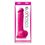 Colours Pleasures - 8 Inch Dildo - Pink - Image 2