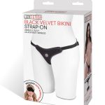 Black Velvet Bikini Strap-On