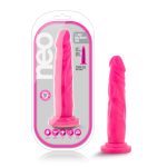 Neo - 7.5 Inch Dual Density Cock - Neon Pink - Image 7