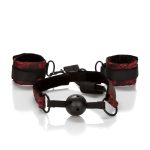 Scandal Breathable Ball Gag With Cuffs - Image 3
