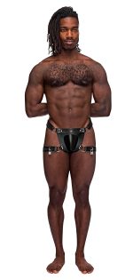 Scorpio Leather Short - One Size - Black - Image 6