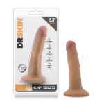 Dr. Skin - 5.5 Inch Cock with Suction Cup - Mocha - Image 3