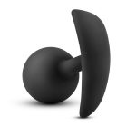 Anal Adventures - Platinum - Silicone Vibra Plug - Black - Image 3
