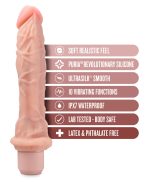 Dr. Skin Silicone - Dr. Richard - 9 Inch Vibrating Dildo -Beige - Image 9
