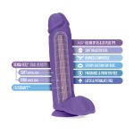 Au Naturel - Bold - Huge - 10 Inch Dildo - Purple - Image 4