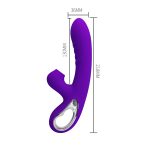 Pretty Love Jersey Sucking and Vibrating Rabbit - Purple - Image 5