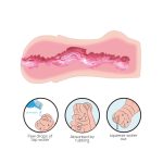 Crazy Bull No Lube Masturbator Sleeve - Realistic Pussy Skin-Like Texture - Image 7