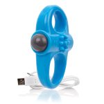 Charged Yoga Rechargeable Vibe Ring - Blue - Image 5