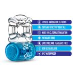 Play With Me - Pleaser Rechargeable C-Ring - Blue - Image 3