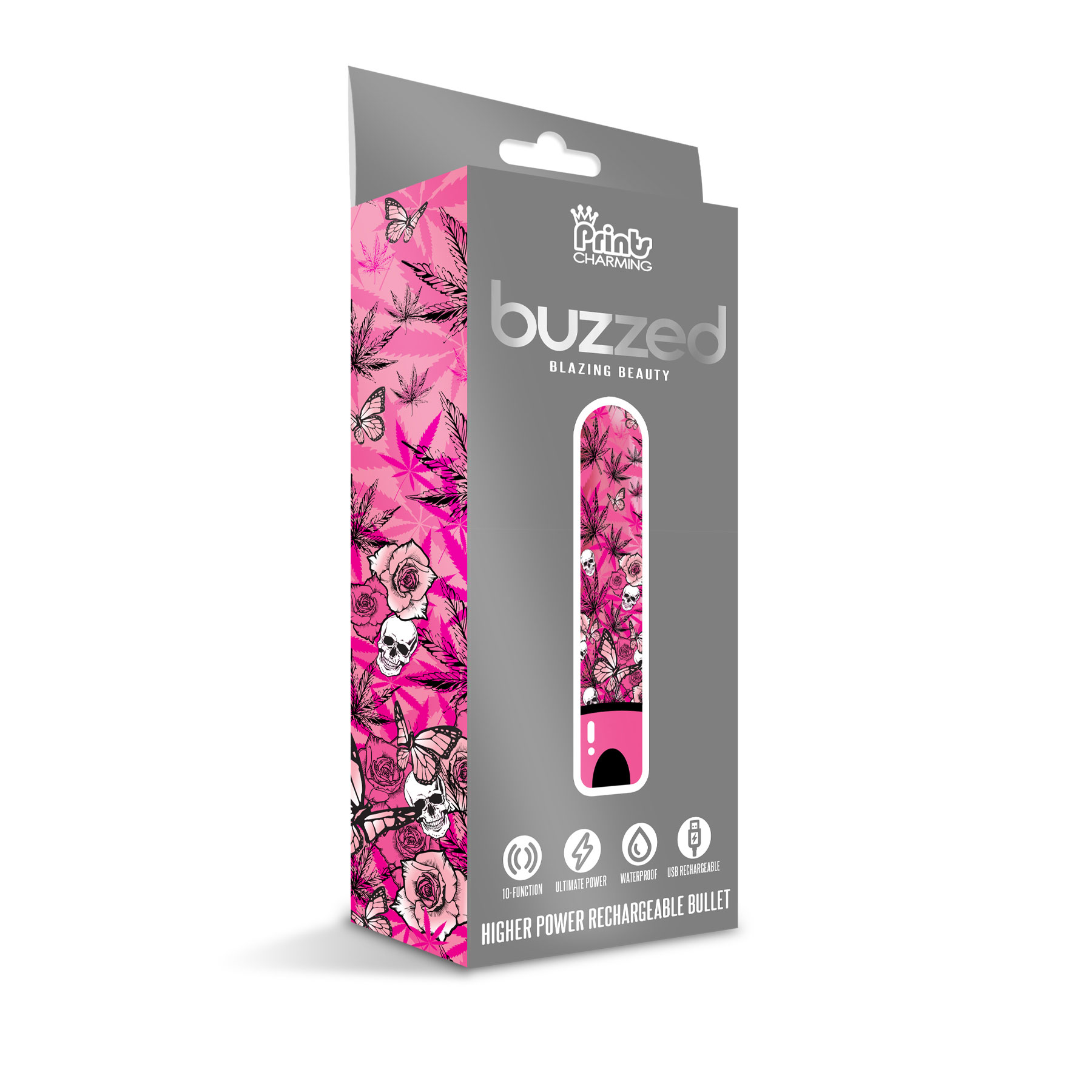 LBmXYDH751fYPIRf04eBlsWJinzXZx3B Prints Charming Buzzed Higher Power Rechargeable Bullet - Blazing Beauty - Image 1