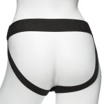 Body Extensions - Hollow Large Dong Strap-on 2-Piece Set - Black - Image 4