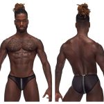 Landing Strip Bikini Brief - XL - Black