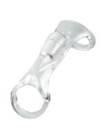 Fantasy X-Tensions Vibrating Cock Sling - Clear - Image 2