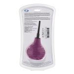 Health and Wellness Deluxe Enema Douche Non- Backflow One-Way Valve - 7.9 Fl. Oz. - Plum