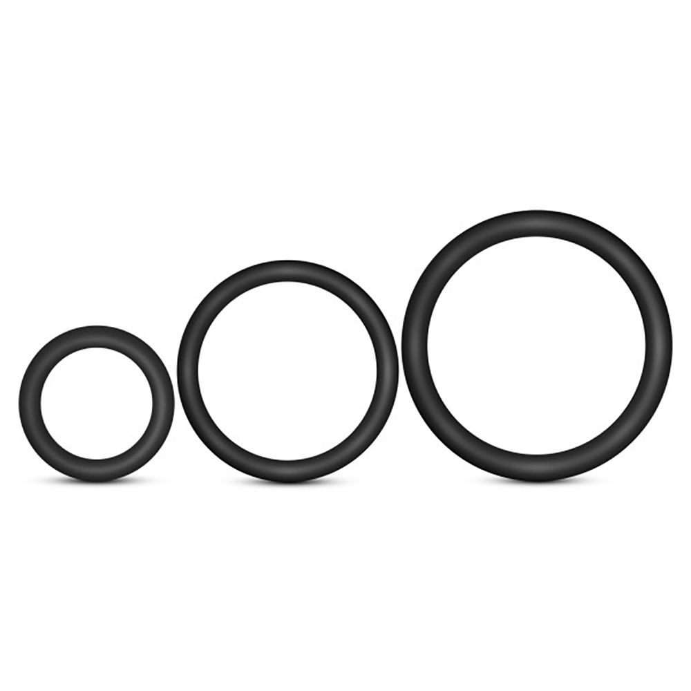 LRxbNR3lrD7oewhJG1GKIJLKzjwA0Msg Performance - Vs4 Pure Premium Silicone Cockring Set - Black - Image 1