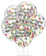 Happy Fucking Birthday Confetti Balloons - Image 2